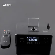 WFCVS Best Cool Amplifier Docking BT Speaker With FM Clock Function Portable Wireless Speaker