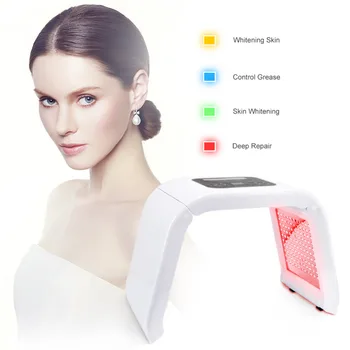 

4 Colors Facial Skin Care Device Beauty Instrument Facial Steamer Face Tightening Whitening Lifting Phototherapy PDT/LED