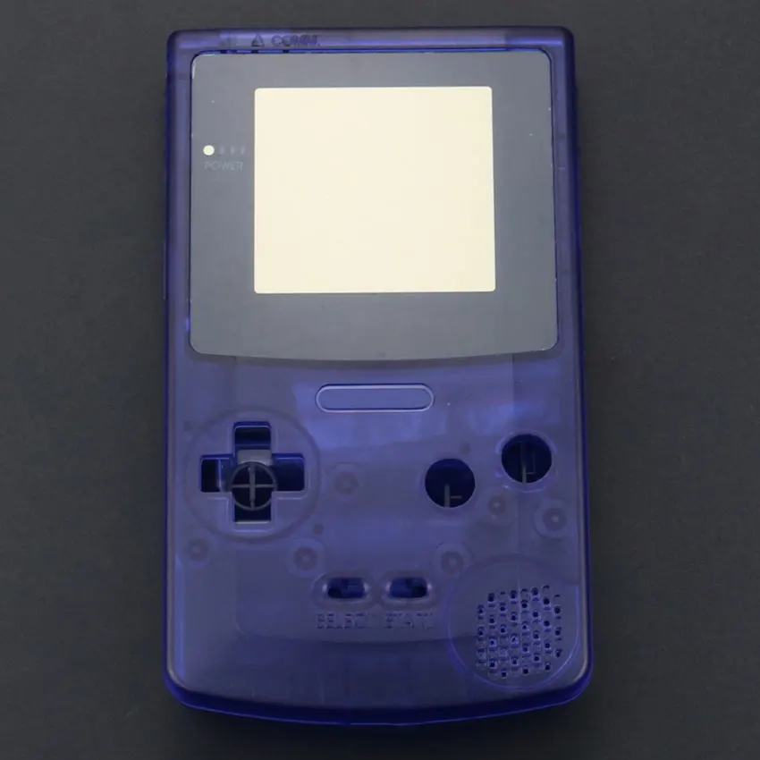 Сменный Чехол YuXi, пластиковая оболочка, чехол для nintendo, для Gameboy, классический, для консоль gbc, чехол, корпус - Цвет: Clear Purple