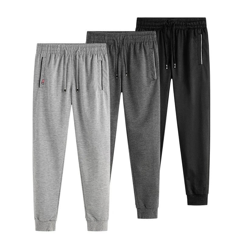 

Cotton Men Sportswear Pants Casual Mens Fitness Workout Pants Skinny Sweatpants Elastic Waist Trousers Jogger Pants Tracksuits