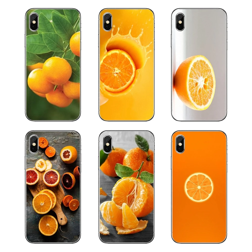 

Benefits Fresh Citrus Orange Fruit Pattern Transparent Soft Case For Samsung Galaxy Note 8 9 S9 S10 A8 A9 Star Lite Plus A6S A9S