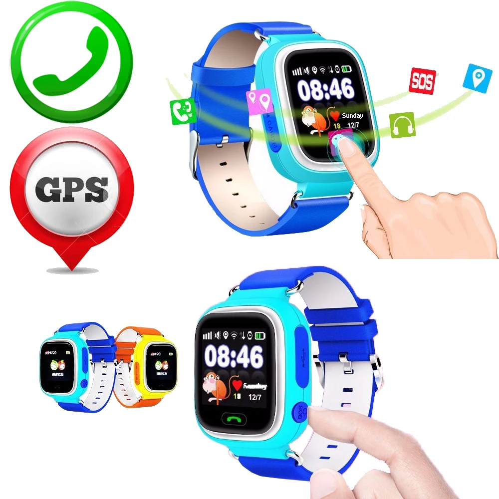 Children ZW32 font b Smart b font font b Watch b font GPS GSM WiFi SOS