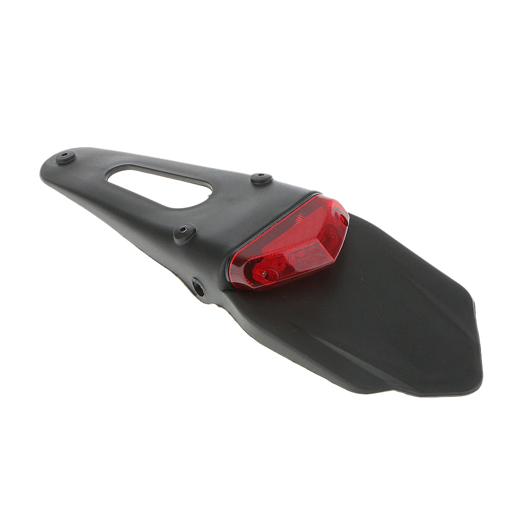 Off-road Motorcycle Motocross Dual Sport Bike Red LED Rear Brake Stop Tail Light with Bracket For Motorcycle Models Dirt Bike