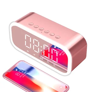 Bluetooth Speaker Subwoofer Alarm Clock with A Small Wireless Audio Base Bluetooth Speaker Subwoofer with Small Wireless 3DNZC23