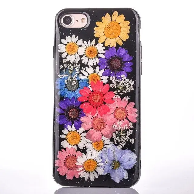 

Creative flower really flowers eternal life for iPhone7/6s/plus mobile phone shell case protective shell hard shell female