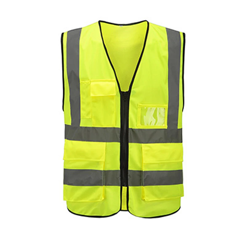 

CALOFE 2018 New Thicken Safety Vest Day Night Running Cycling Warning Reflective Stripe Vest Working Clothes High Visibility Z25