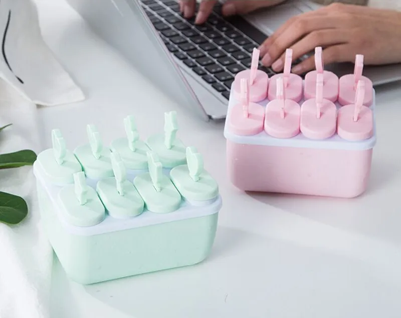DIY Пластиковые эскимо формы лоток крем форма кубик льда лоток леденец мороженое формы для выпечки формы для мороженого инструменты для приготовления пищи