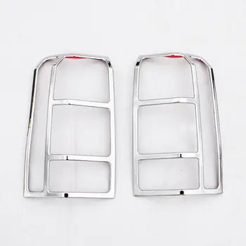 

BBQ@FUKA 2x Car Styling Exterior ABS Rear Tail Light Lamp Bezel Cover Trim Decorative Garnish Fit For Jeep Patriot 2011-2015