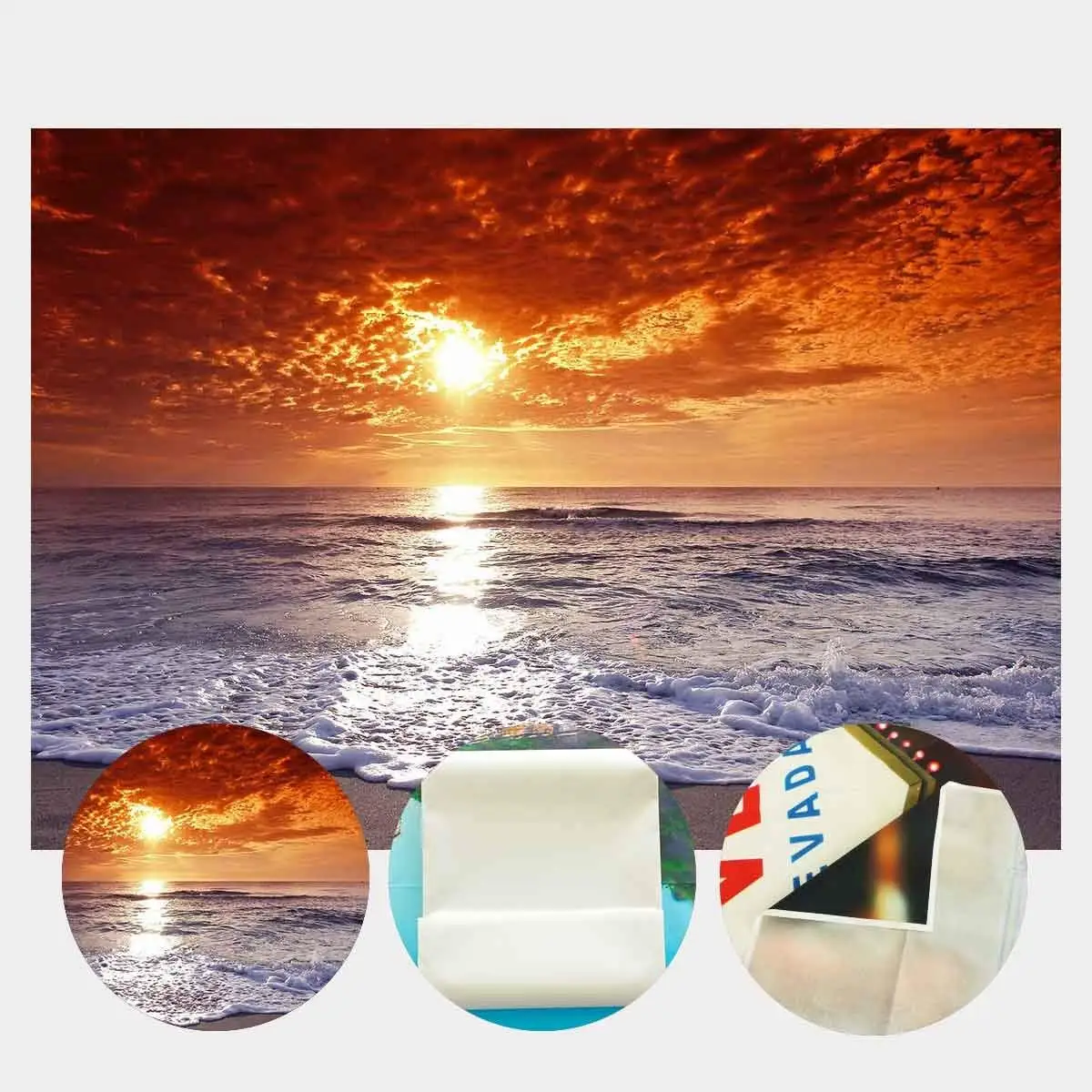7x5ft огненное облако фон солнце морская волна сгорание облако фон для фотосъемки и студия реквизит для фона