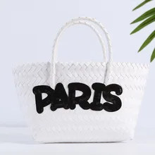 Пляжная хозяйственная Большая вместительная сумка с надписью «глаз», Сумка с вышивкой, сумка-тоут для женщин