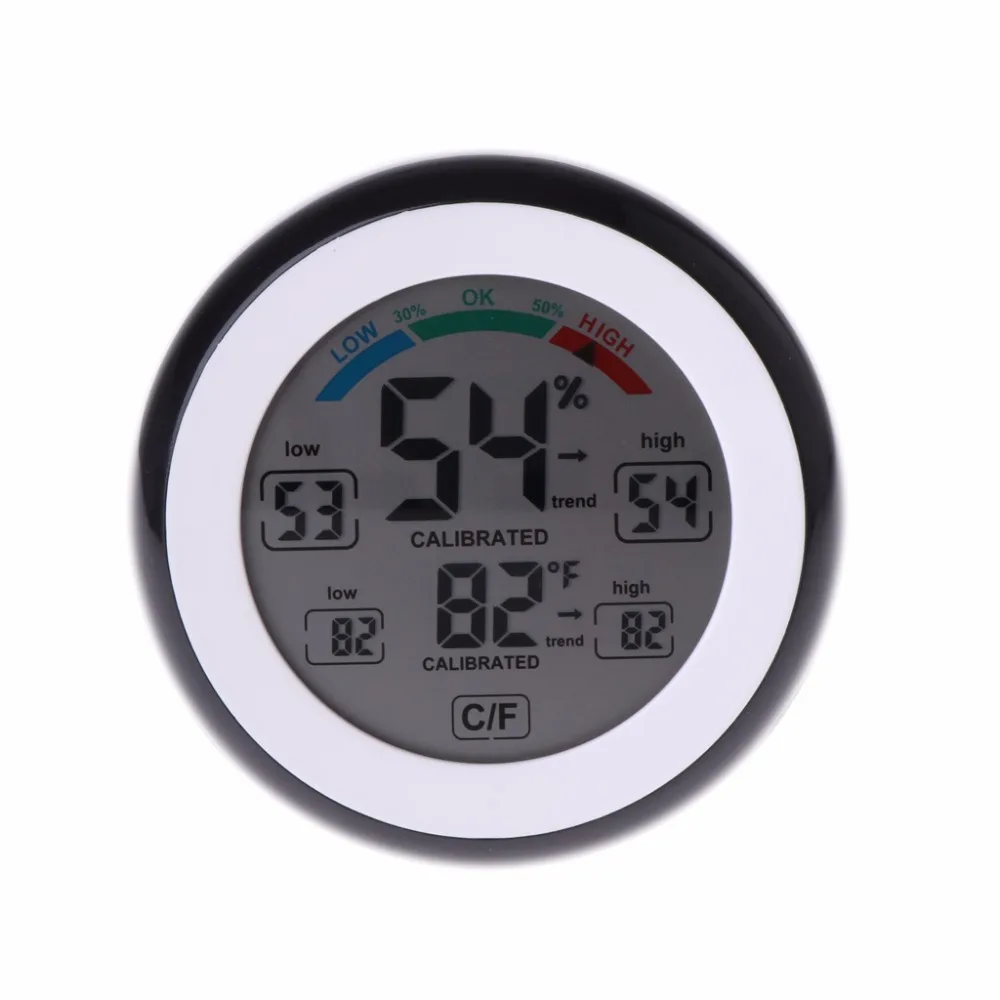 

Digital Indoor Thermometer Hygrometer Touchscreen Temperature Gauge Humidity Monitor Tester Tools