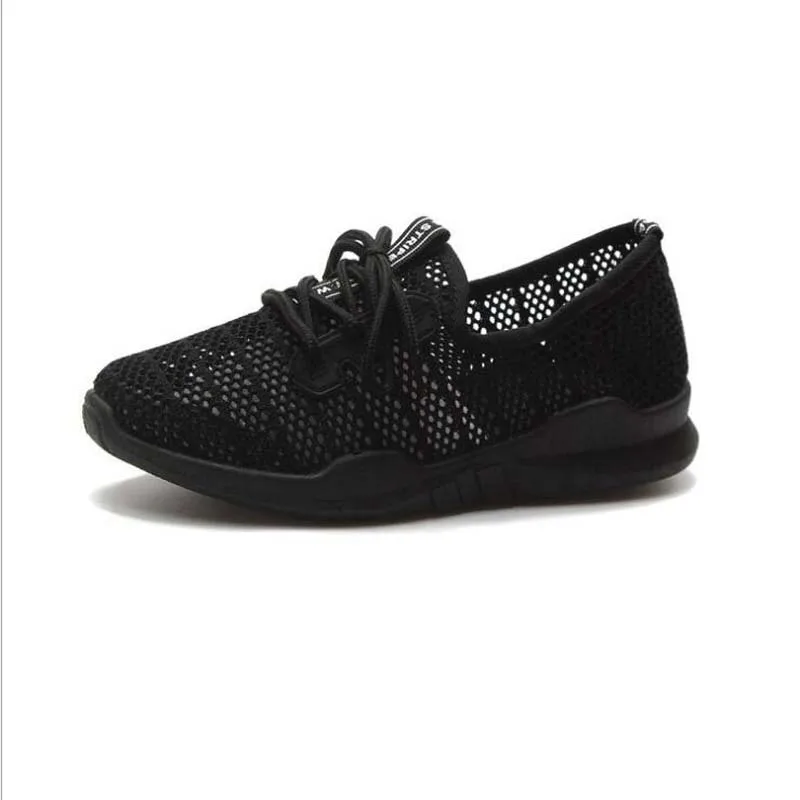

2019 Women Casual Shoes Fashion Women Sneakers Breathable Mesh Walking Shoes Lace Up Flat Shoes zapatillas mujer Plus size 35-40