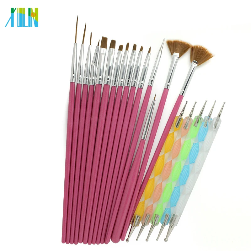 

Nail art Brush tools set UV Gel Acrylic Nail Art Brush Set Nail Design Polish Painting Drawing Pen Perfect Manicure Nail Tools