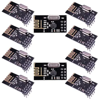 

10pcs NRF24L01+ 2.4GHz Wireless Transceiver Module for Arduino