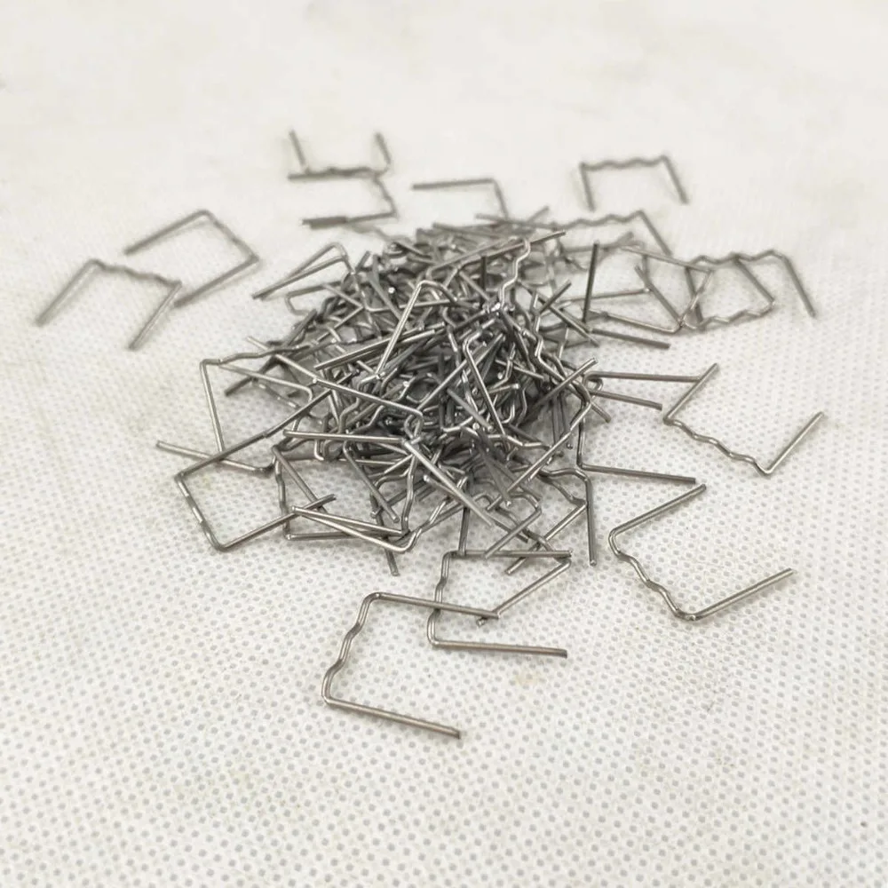 Staples for Hot Stapler Plastic Repair Wave Staples Bumper Bodywork Repairs 0.8mm Flat Staples 100pcs