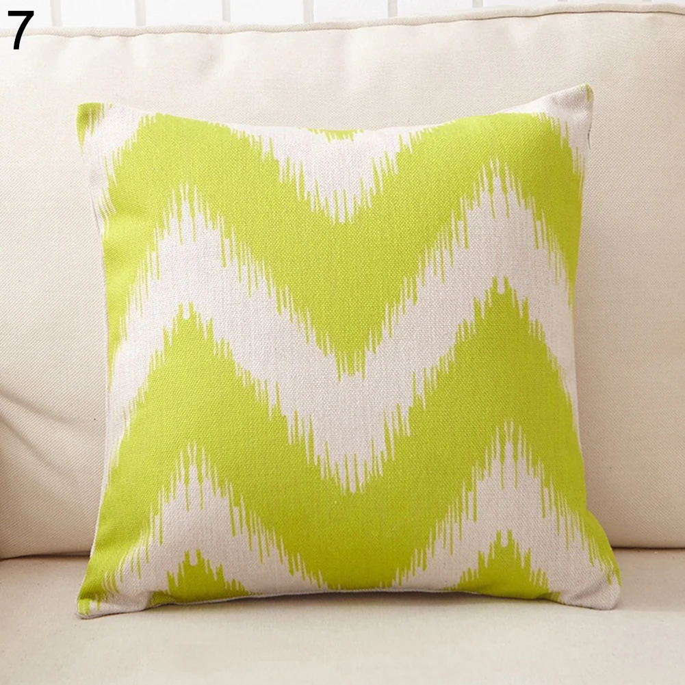 Nordic Стиль 18 дюймов постельное белье с геометрическим узором Подушка Чехол для подушки Комплект домашний диван - Цвет: 7