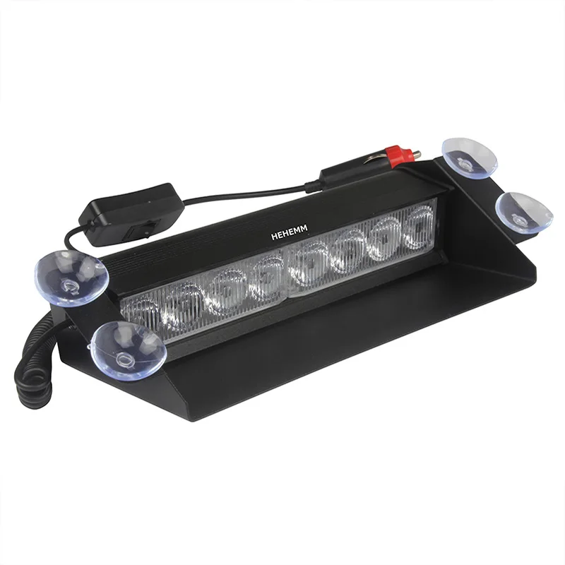 

8W Car LED Strobe Warning Light Emergency Lamp for 12V Vehicles Automobile Dash Windshield