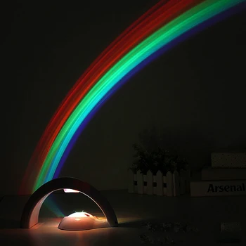 

Creative Colorful Romantic Sky Rainbow Projector Lamp LED Colorful Rainbow Night Lights For Home Decoration Novelty Gifts