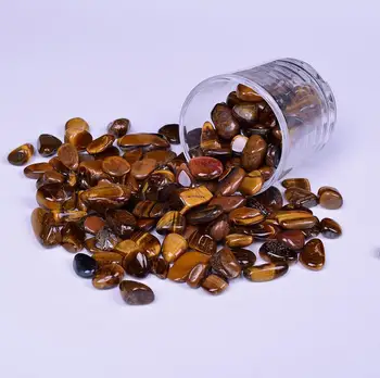 

8-28mm GOOD TIGER EYE GRAVEL tumbled bulk quartz STONE HEALING REIKI