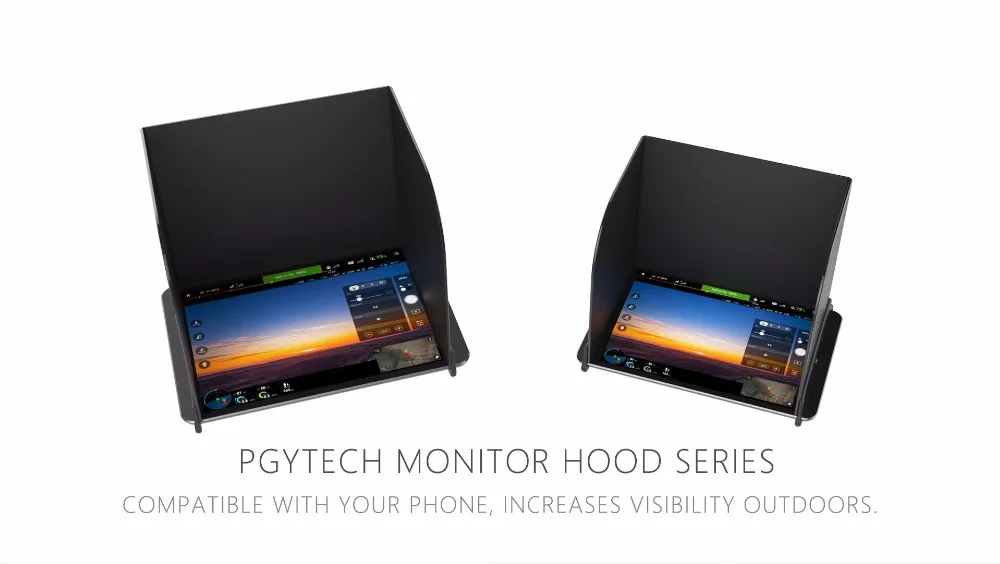 PGYTECH для DJI Mavic Pro DJI Osmo Phantom 4/3 пульт дистанционного управления солнцезащитный козырек управление Лер монитор Солнцезащитный капюшон для 9,7 дюймов PAD