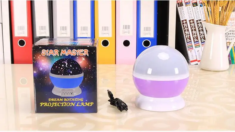 Night Light Stars Starry Sky LED Night Light Projector Moon Lamp Battery USB Kids Gifts Children Bedroom Lamp Projection Lamp (4)