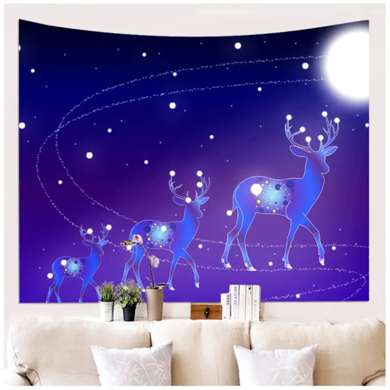 59.1 39.4 inch Новинка, коврики для йоги, полиэстер, материал, звездное небо, 3D, Настенная ткань, тряпка, фон, ткань, гобелен, одеяла для йоги, шаль - Цвет: 59.1 39.4 inch