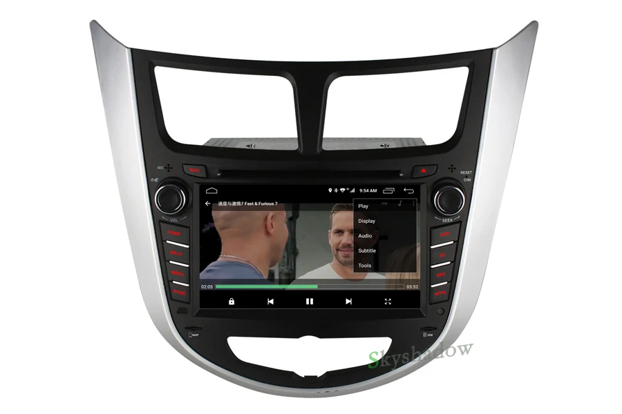 Perfect C500 1024*600 Quad core 4G SIM 2G RAM Android 6.0 CAR DVD Player Radio wifi BT for Hyundai Verna Accent Solaris 2011 2012 2013 7