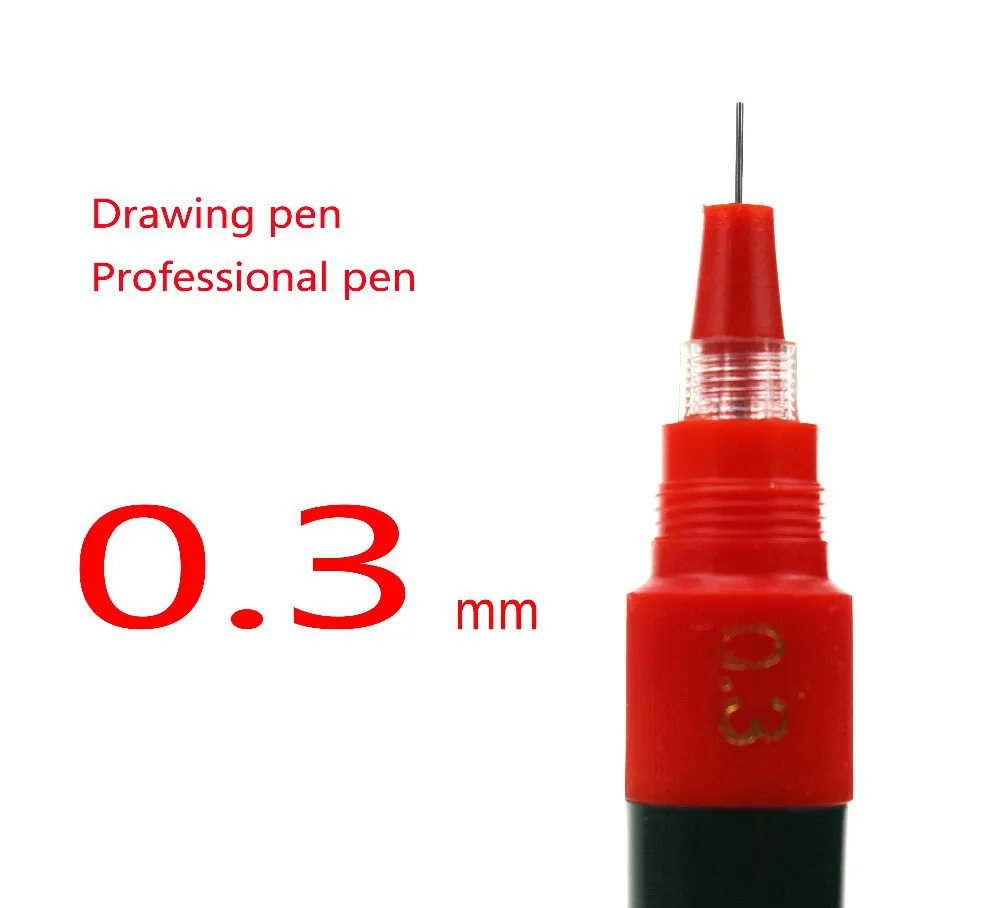 writing dia 0.3mm Hero Rechargeable ink needle pens drawing pen