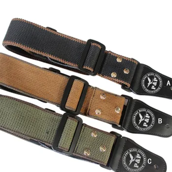 

Acoustic Electric Guitar Shoulder Strap Adjustable Bass Nylon Belt Musical Stringed Instruments Accessories High Quality