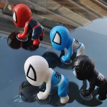 Автомобильное украшение интерьера орнамент стайлинга автомобилей игрушка "Спайдермен" Восхождение окна присоски-паук кукла мужчины стильная футболка с изображением персонажей видеоигр подарок для детей