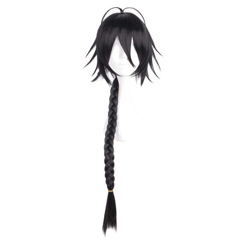 

MCOSER 90CM Black Long braid Cosplay Wig Synthetic Hair Halloween 100% High Temperature Fiber WIG-662A
