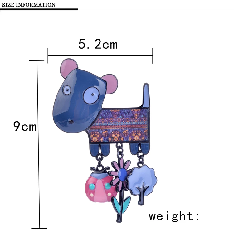 Новинка, подвеска-Шарм, подвеска для домашних собак, значок, украшенный булавкой, Милые Броши с мультяшным рисунком для мужчин и женщин, Подарочная брошка, булавка