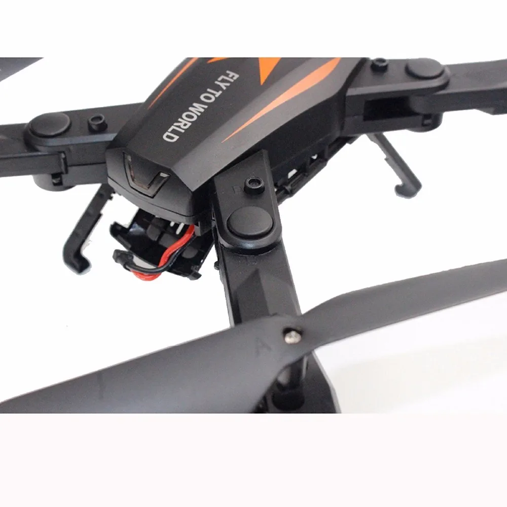 UAV Dream Flood складной 200 W HD камера Безголовый режим F12W Wifi 2,4G FPV-черный оранжевый