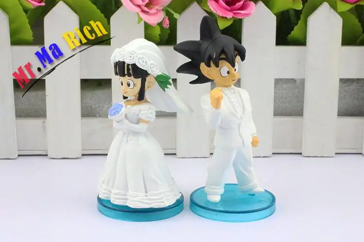 2 шт./лот мяч Z Goku Chichi Свадебный Рисунок милая Коллекционная модель