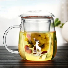 Креативные прозрачные стеклянные чайные чашки с крышкой для заварки My Bottle Jar сок с ручкой Fincan Экологичные стеклянные кружки круглые кружки DDQ89