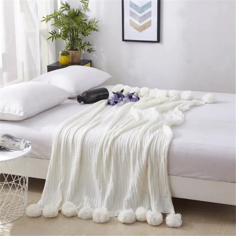 solid color baby Towelling Coverlet/Throw Blanket Towel bedspread bedding set quilt sheet sofa blanket on the bed size 130*170cm