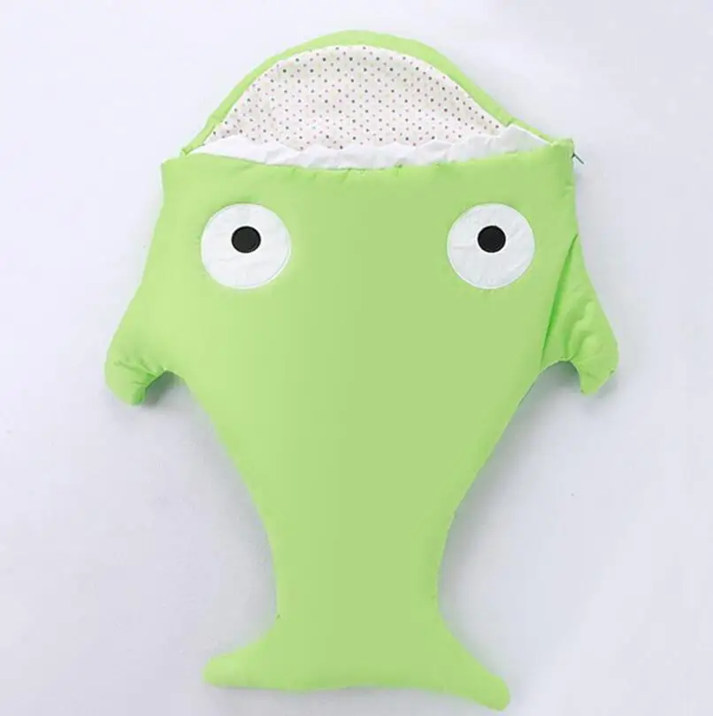 Спальный мешок в виде акулы Зимние Детские спальные мешки коляска для новорожденных ребенок Slaapzak Haai милый спальный мешок ребенка - Цвет: As picture