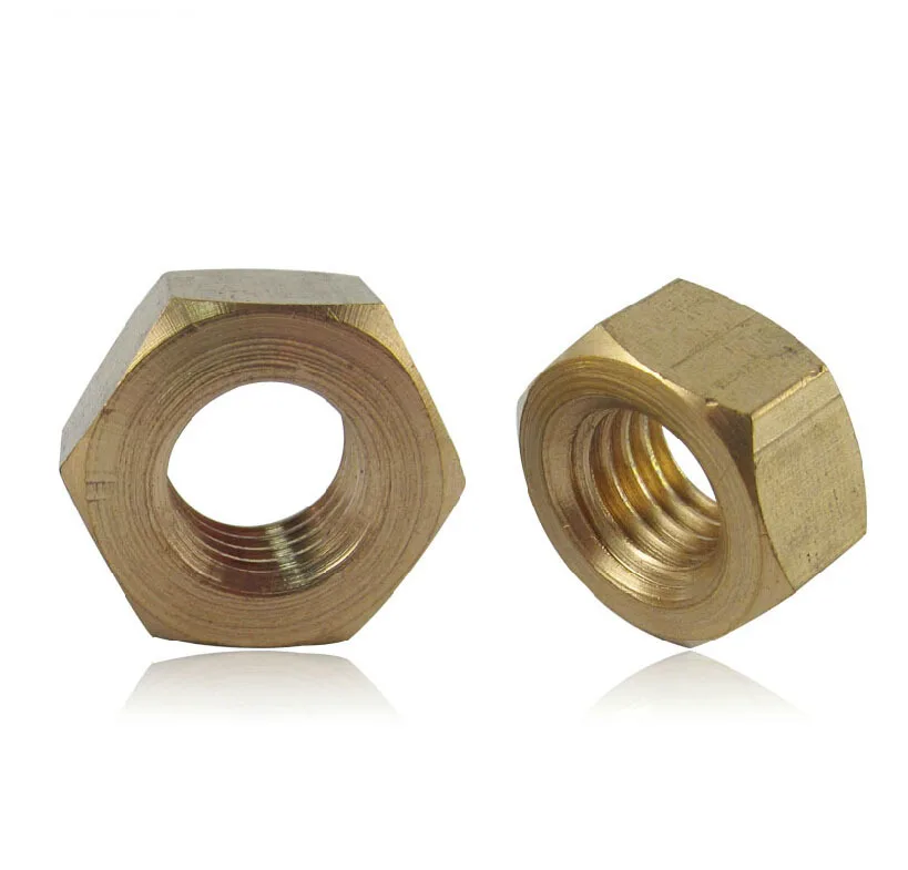 Pack of 50 Metric Thread M1.6 Brass Hex Nutsin Nuts from Home