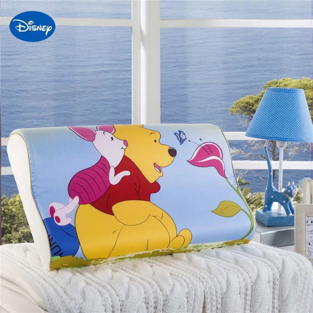 

Winnie the Pooh Piglet Cartoon Print Memory Pillows 50x30cm Children's Bedding Home Decor Slow Rebound Wave Foam Sleeping Yellow