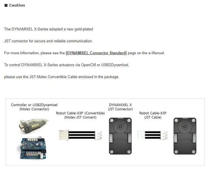 DYNAMIXEL XH430-W350-T Coréia ROBOTIS Dynamixel X série Atuador braço mecânico leme