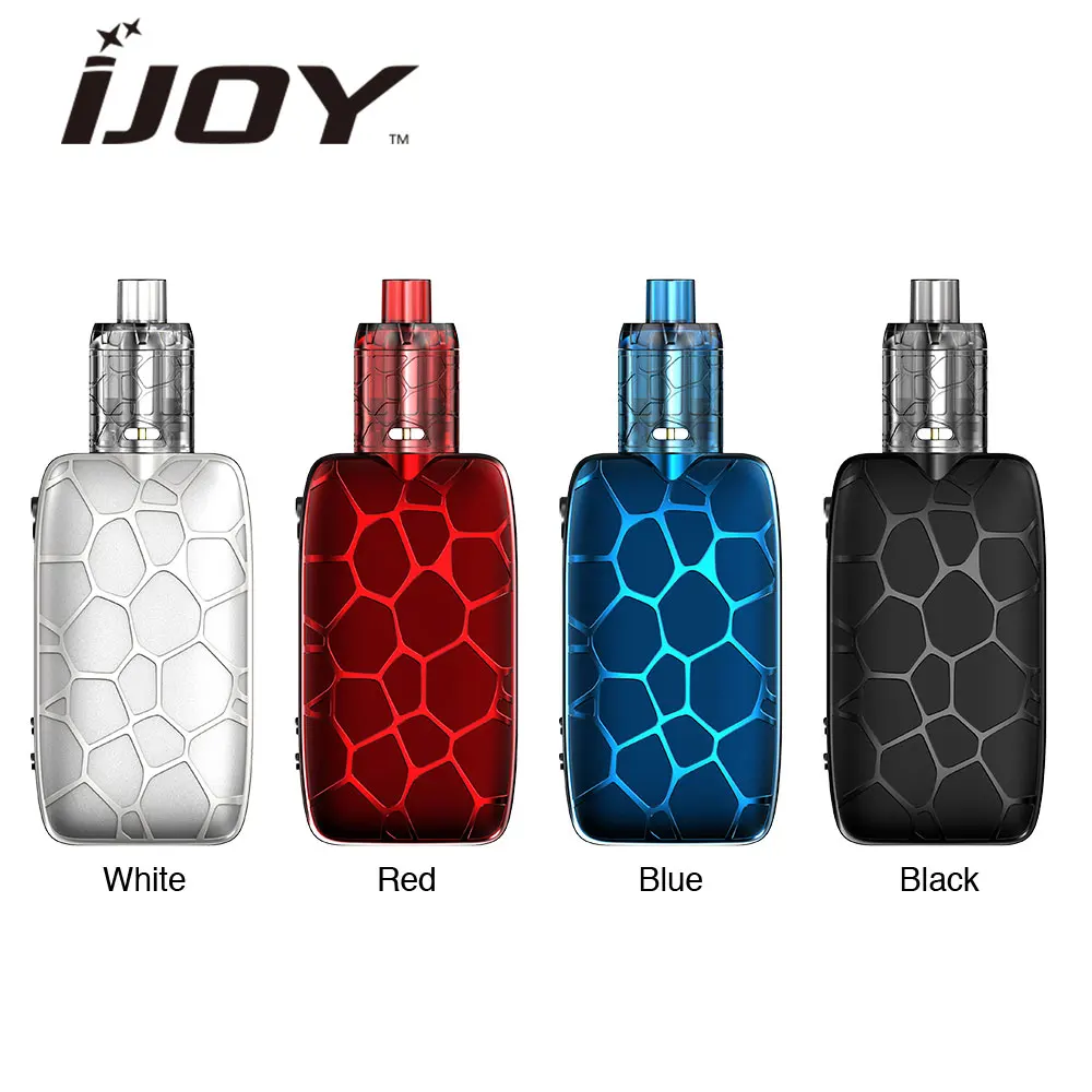 Оригинальный IJOY Mystique 162 Вт TC набор с 2 мл/3 мл Mesh Tank и питание от 18650 батарейного