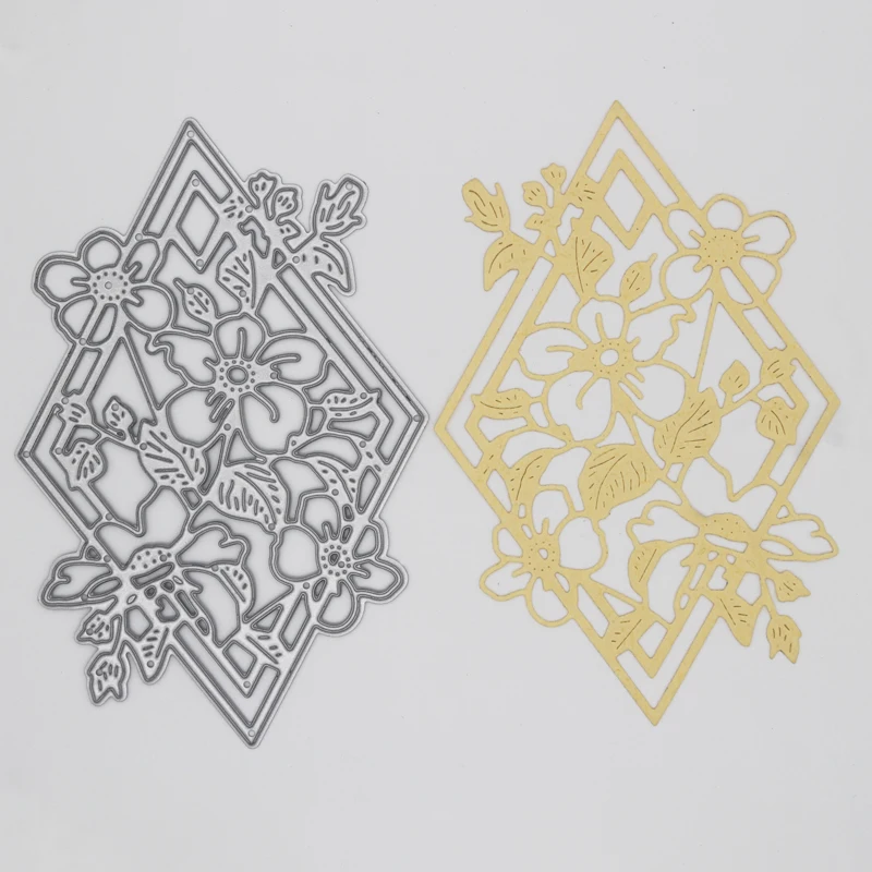 

New Arrival Beautiful Flower Cutting Dies Stencil DIY Scrapbooking Photo Album Embossing Decorative Paper Card Craft 114x75mm