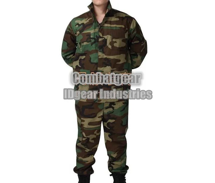 

Emerson Woodland BDU Combat Uniform military army suit camouflage shirt & pants woodland FED