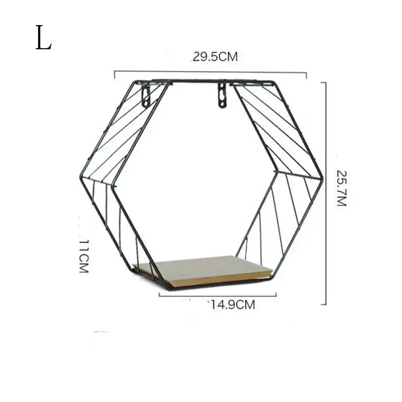 Деревянная железная настенная полка настенная стойка для хранения организация для спальни кухня домашний декор Детская комната DIY Настенный декор держатель