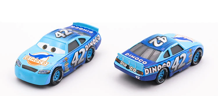 circle b diecasts 1:55 Disney Pixar Cars 2 Lightning Mcqueen The Kings Chick Hick Mater Mack Uncle All Disney Cartoon Figures Model Toys Vehicles toy car