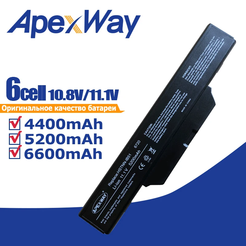 Сменный аккумулятор для ноутбука HP 550 COMPAQ 510 511 610 615 6720s 6730s 6735s 6820s 6830s 451085 141 451086 121