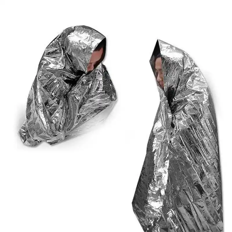 Mantas t/érmicas de Emergencia para Rescate t/érmico Plegables Equipo para preparaci/ón de terremotos Kit de Primeros Auxilios al Aire Libre TOPINCN para Tienda de campa/ña de Supervivencia Militar