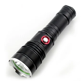 

Xm-l T6 1200lm Aluminum Waterproof Led Flashlight Torch Light For 18650 Aaa 26650 Rechargeable Battery 5 Modes Glare