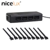 Pluggable Wire Distributor Box for Connect 4pin RGB LED Strip Light 1 to 4 1 to 9 Junction Box Connector ► Photo 1/6