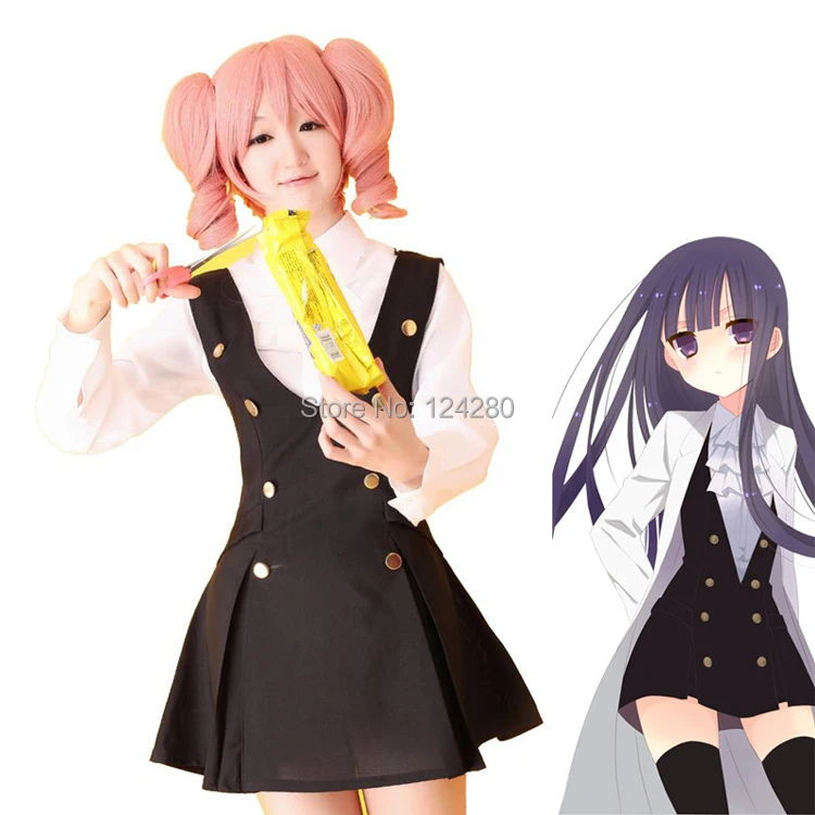 Новый аниме Inu x Boku SS Shirakiin Ririchiyo и Roromiya Karuta карнавальный костюм Униформа Лолита для